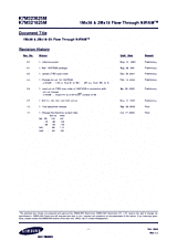 DataSheet K7M323625M pdf
